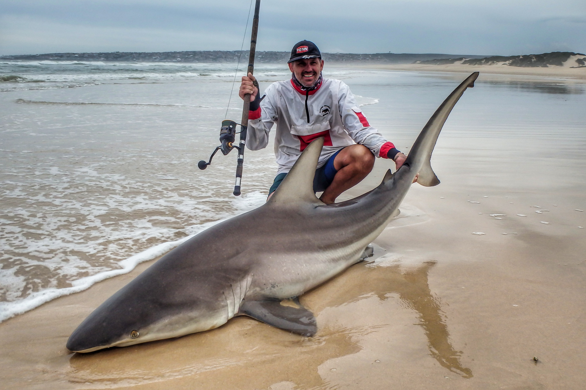 Shore fishing for Bronze Whaler Shark - Bushguide 101