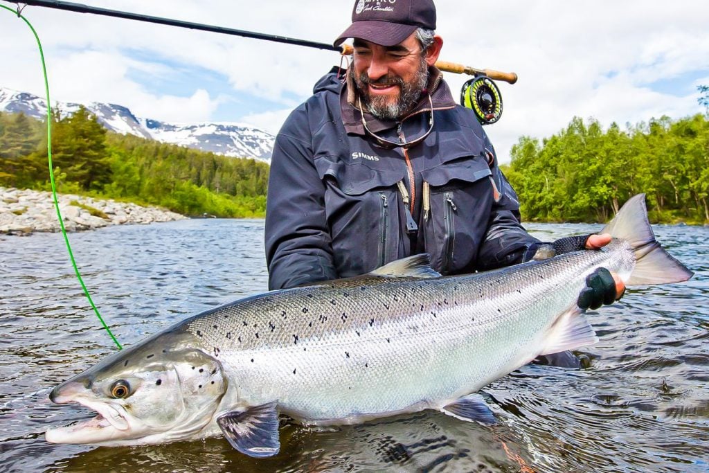 Salmon fishing in Norway