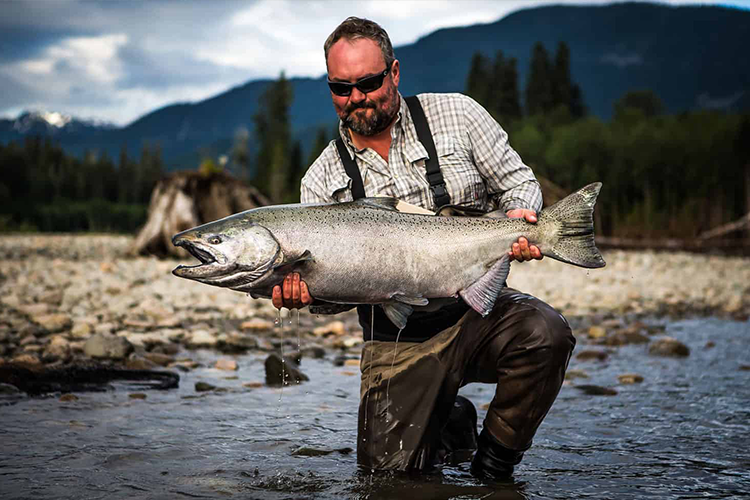 the 5 types of Pacific Salmon huge chinook