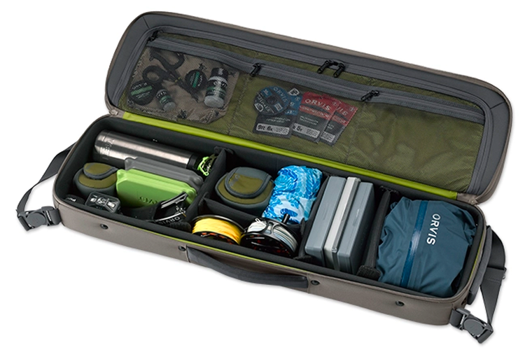 packed orvis Fly Fishing Travel Bag 