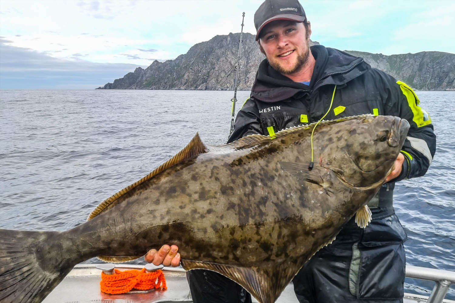 Halibut fishing techniques Norway