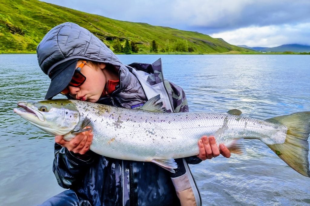 Laxá In Aðaldal, Salmon Fishing, Iceland