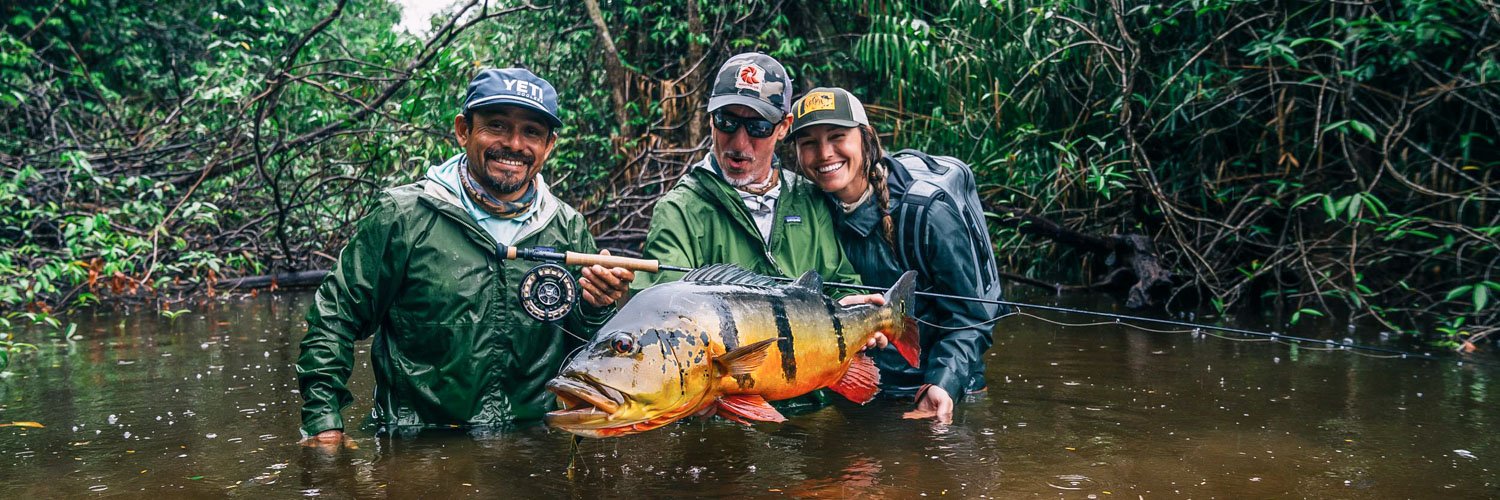 Hosted Peacock Bass Fly Fishing, Rio Marie Lodge